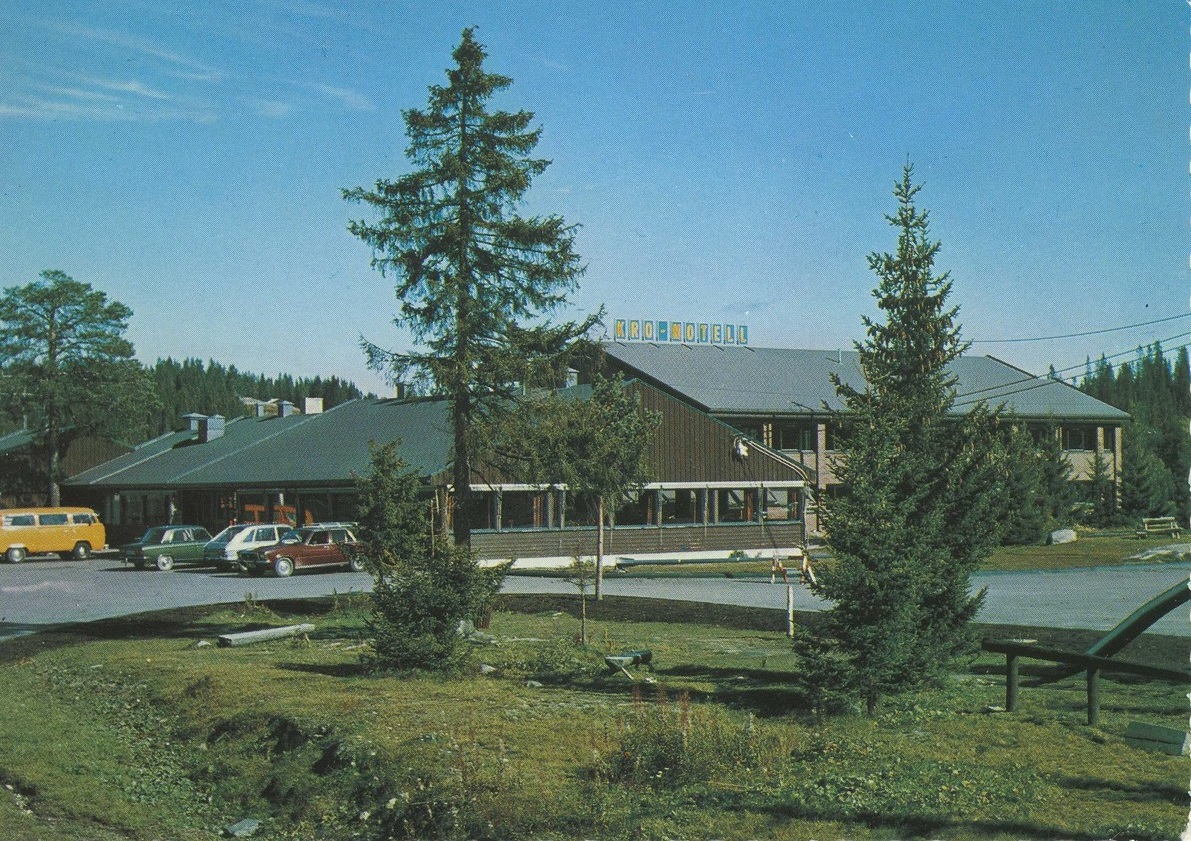 Postkort av Lygnasæter Kro-Motell, ca. 1980